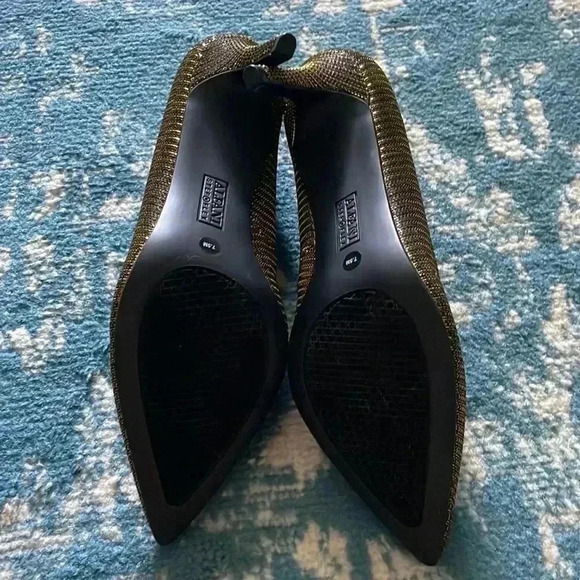 Alfani step and flex gold metallic stiletto heels, 7.5. NWOB - Picture 7 of 7